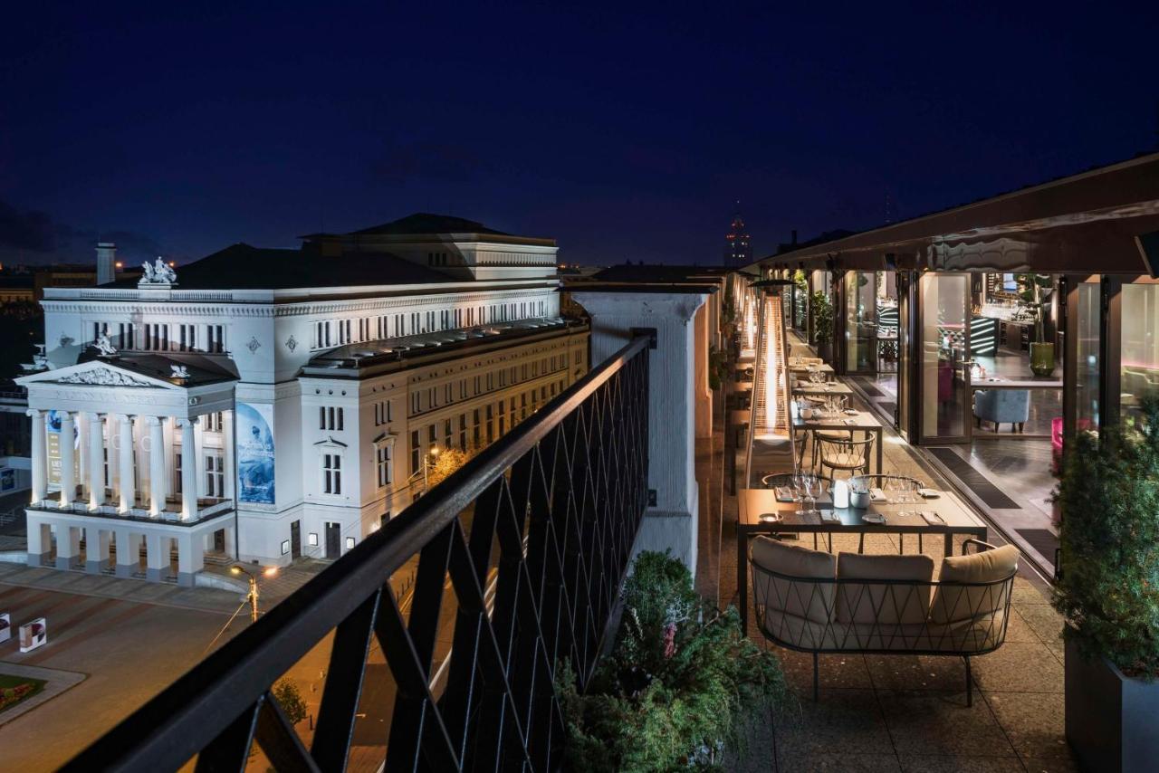 Grand Hotel Kempinski Riga Ngoại thất bức ảnh The view from the terrace