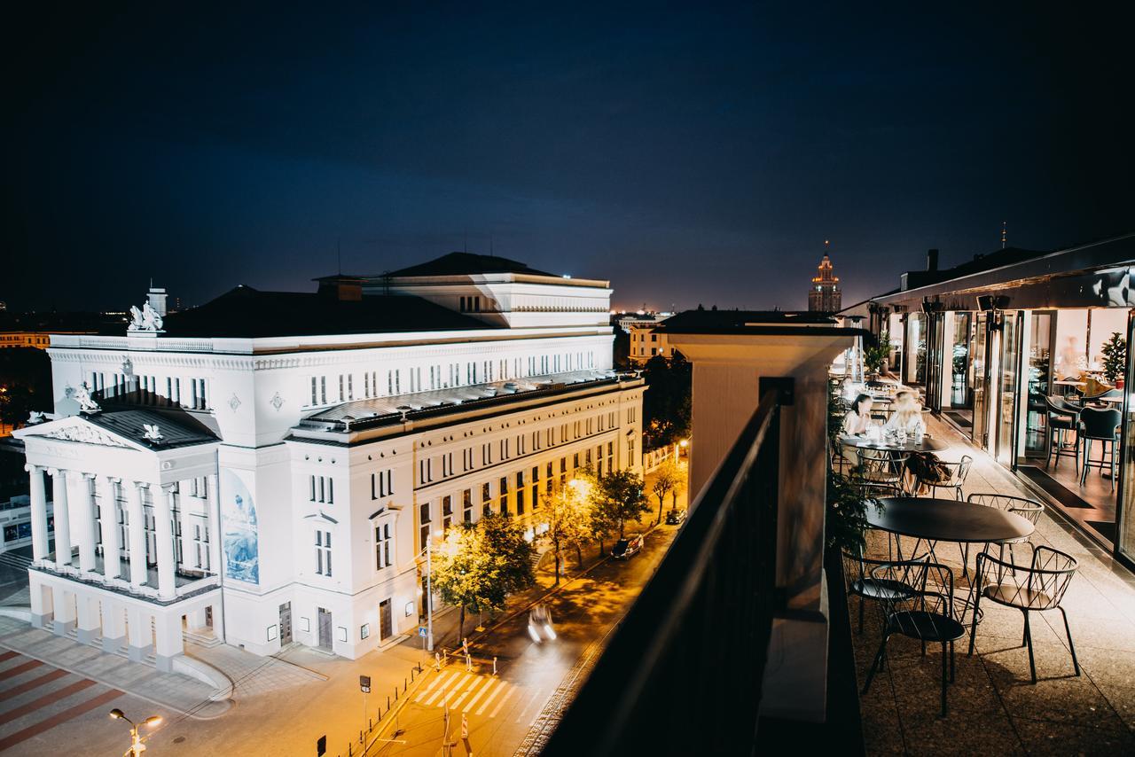 Grand Hotel Kempinski Riga Ngoại thất bức ảnh The National Theatre