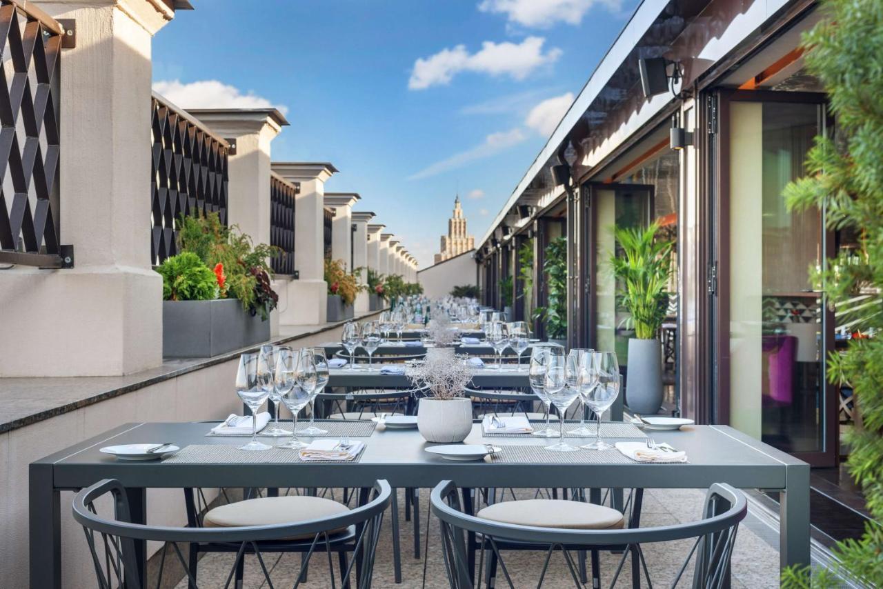 Grand Hotel Kempinski Riga Ngoại thất bức ảnh The Terrace at the Hotel